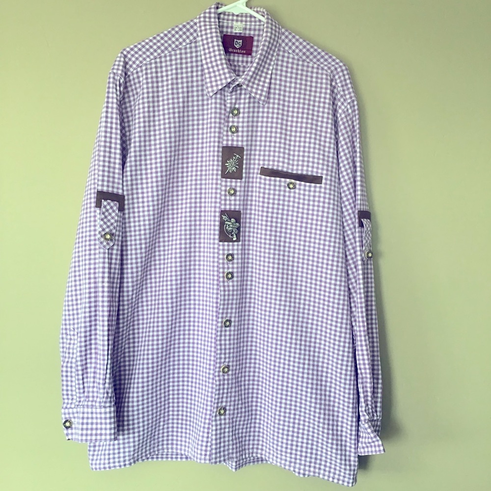 Men’s German Trachten Oktoberfest Shirt